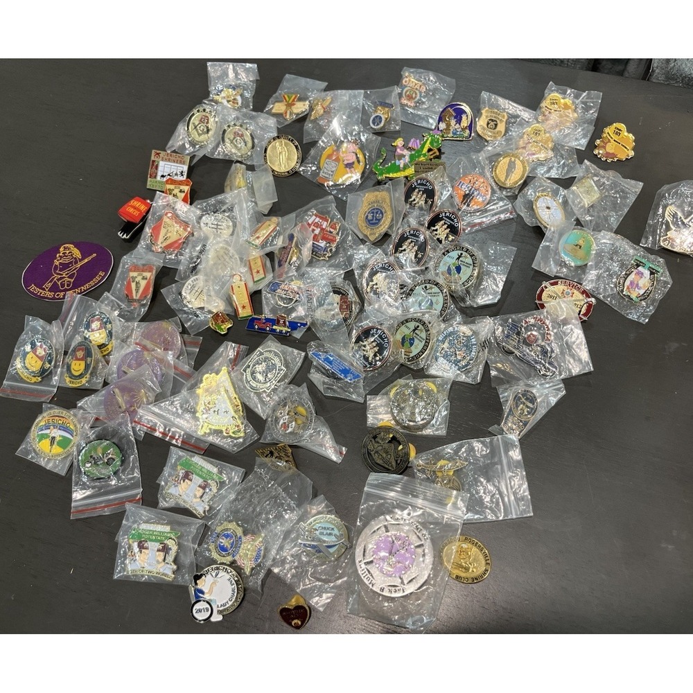 Lot Of 75+ Jericho Shriner Freemason Pins Pin Lot